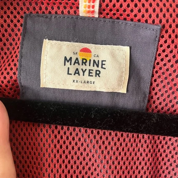 Marine Layer Freeman Stretch Twill Windbreaker Size XXL - Picture 4 of 9